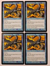 4x Coastal Drake MTG, Apocalypse, Blue Drake