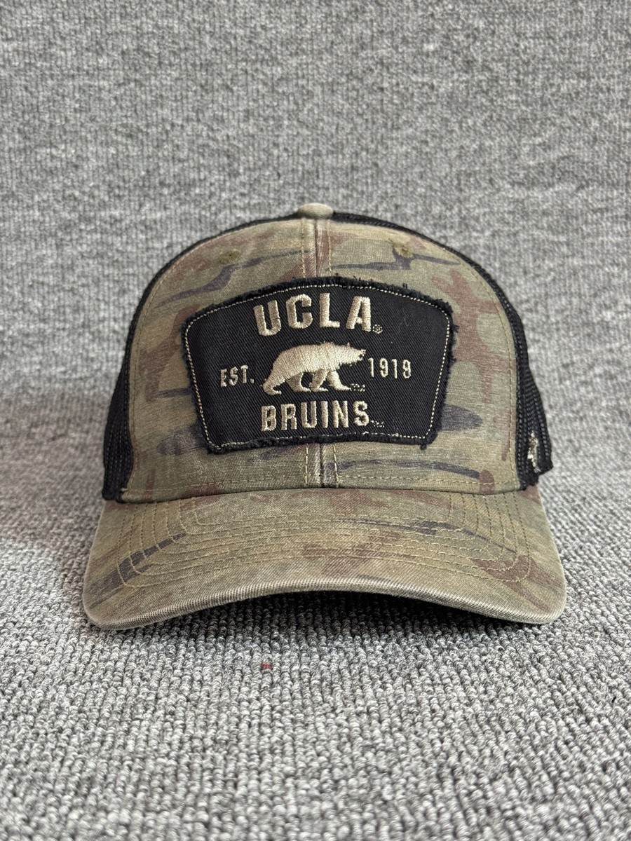 '47 Brand UCLA Bruins Trucker Snapback Camo Black One Size NCAA Hat