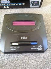Sega Mega Drive 2 Console + 2x Controllers and Flash Cartridge with Games
