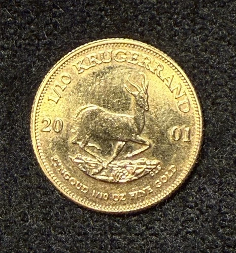 Photo of a 1981 Gold Krugerrand 1/10 oz from an eBay listing that sold on Jul 15, 2026