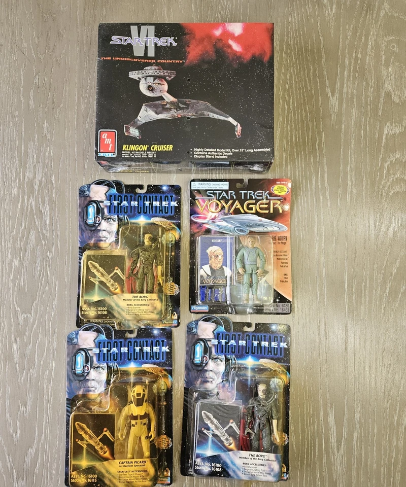 Figura de acción vintage de Star Trek. Lote 16- Klingon Cruiser, Voyager, Primer Contacto, Foto 4 de 4