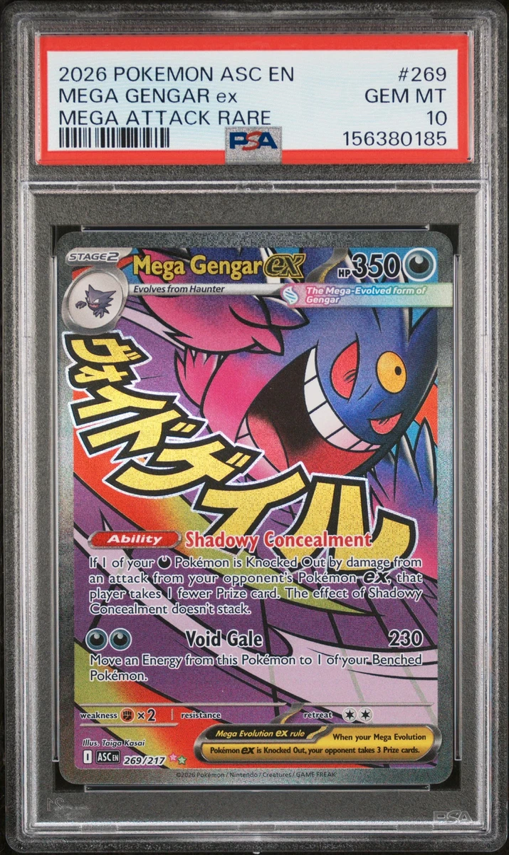 25+ Pokémon TCG Grade 10 Gengar Individual Collectible Card Game