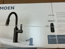 Moen 87070BL Moen Durani Pull-Down Kitchen Faucet Matte Black