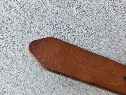 Polo Ralph Lauren Sattler italienischer Ledergürtel massive Messingschnalle braun 34/85 - Bild 10 von 11