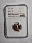 1957 D NGC MS67+RD Red Lincoln Wheat Cent