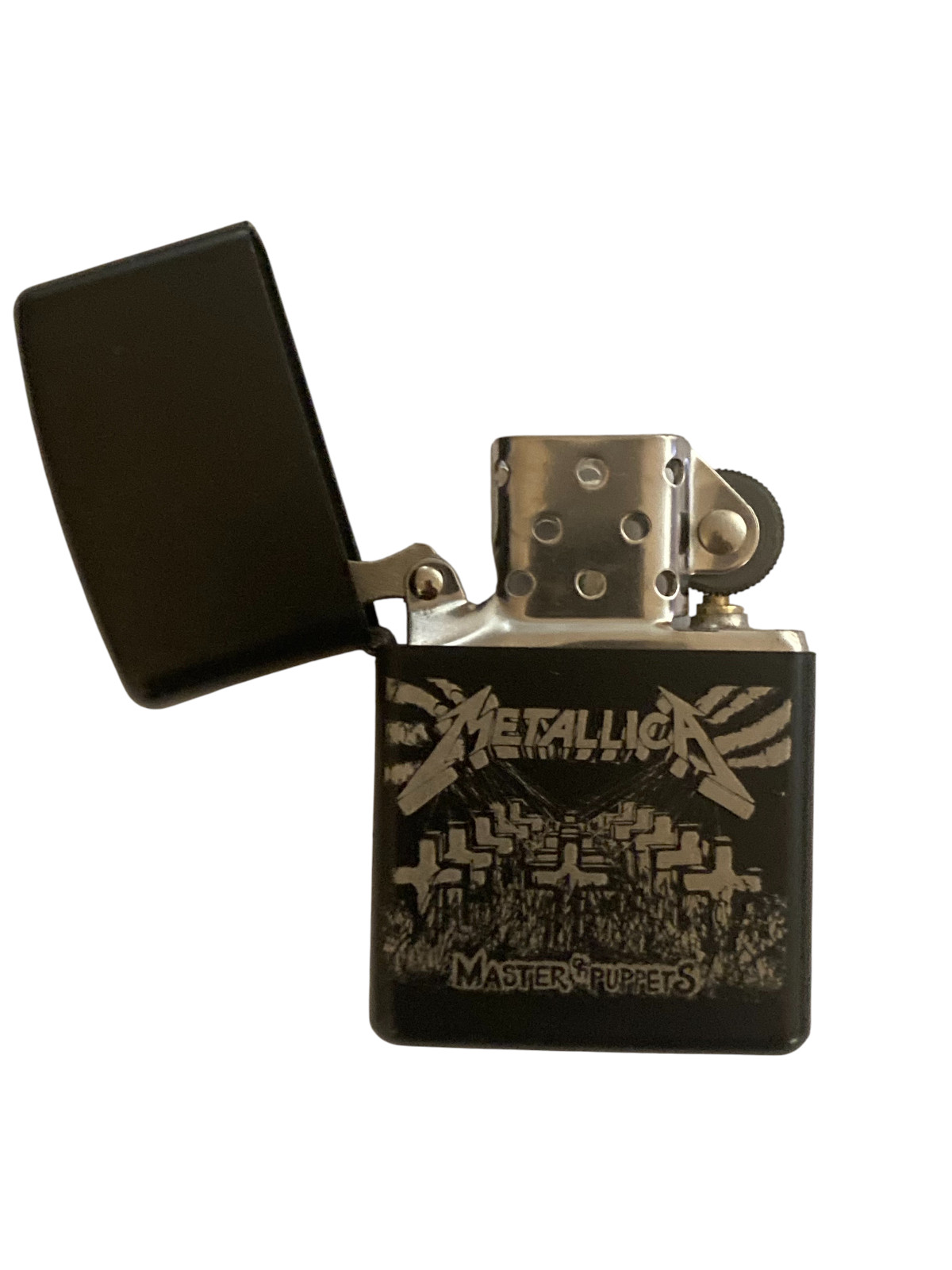 Metallica Master of Puppets Engraved Lighter with Gift Box