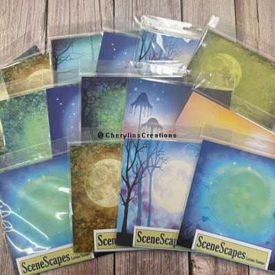 Lavina Stamps SCENESCAPES 6 x 6'' Card Stock *NEW* YOU PICK! Stamping Card Making