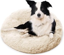 Medium Dog Bed Calming Orthopedic Pet Bedding for Anxiety Relief Med 45lbs