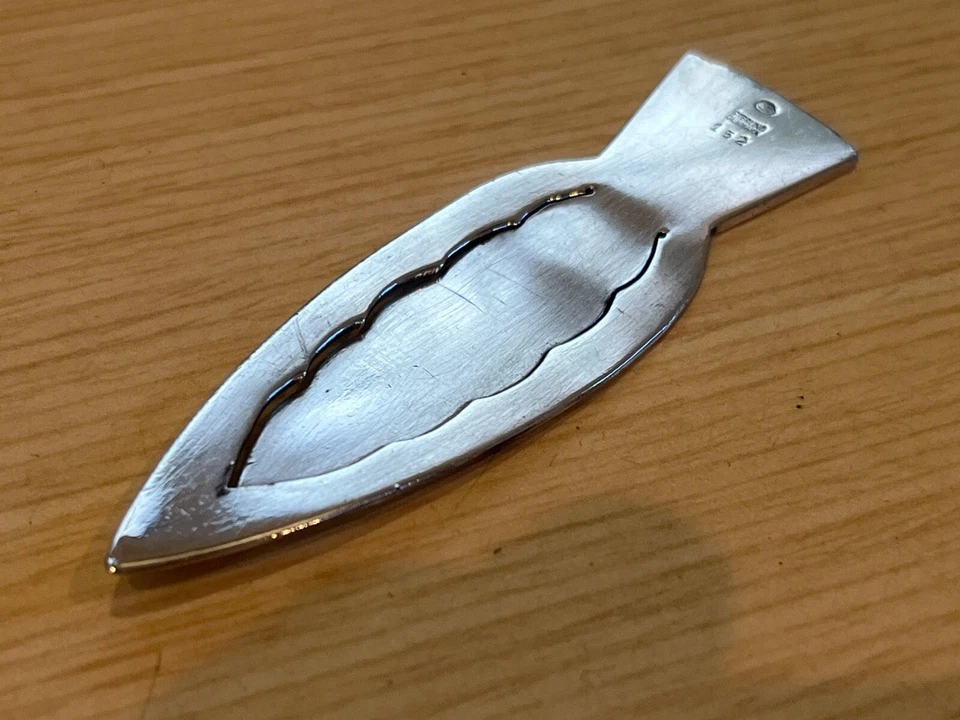 Marcador de plata esterlina Georg Jensen #152 diseño de cardo escocés 3 1/4 pulgadas Foto 2 de 4