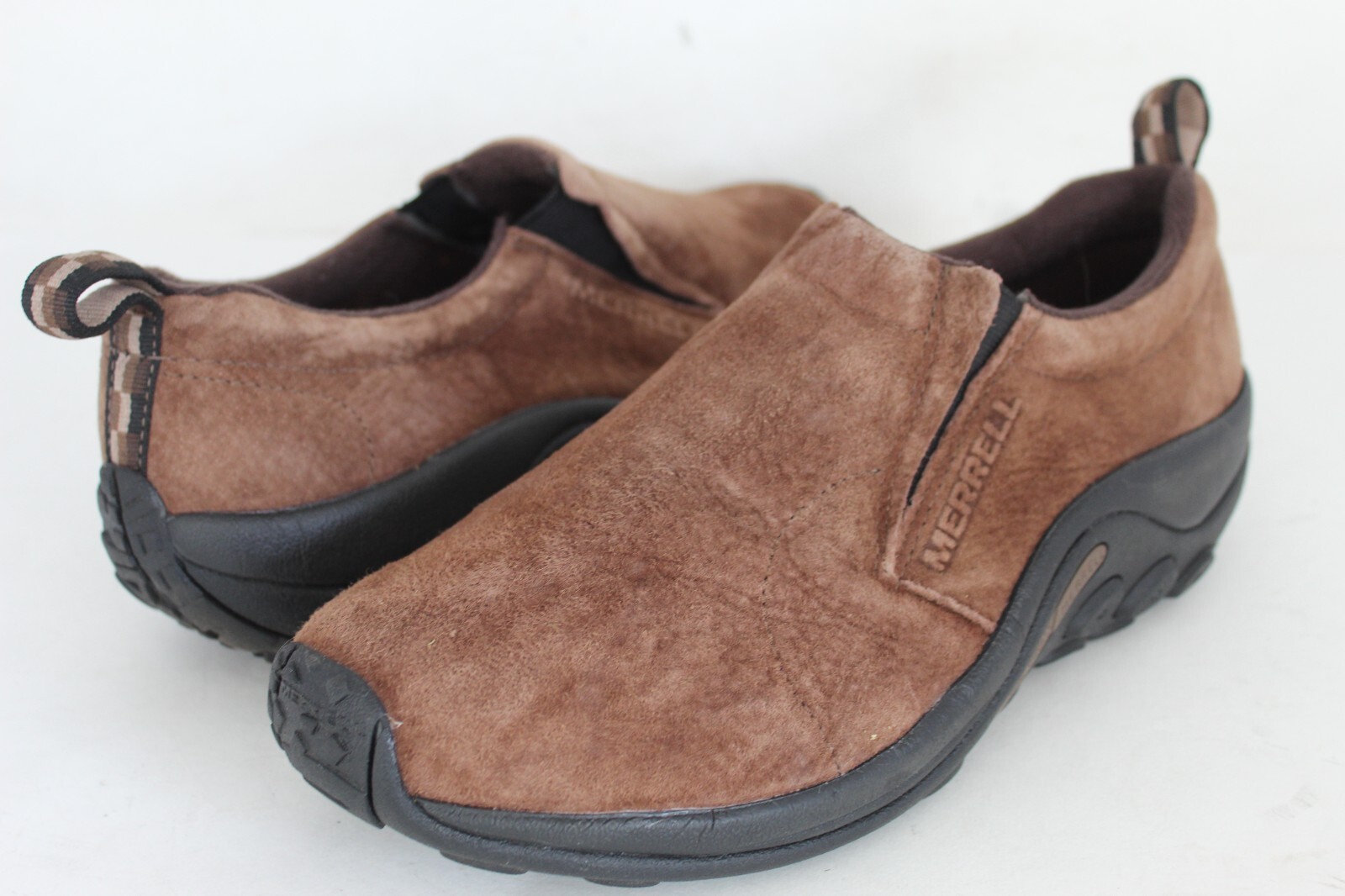 Merrell Men's Jungle Moc Brown Nubuck Slip On Shoes S… Gem