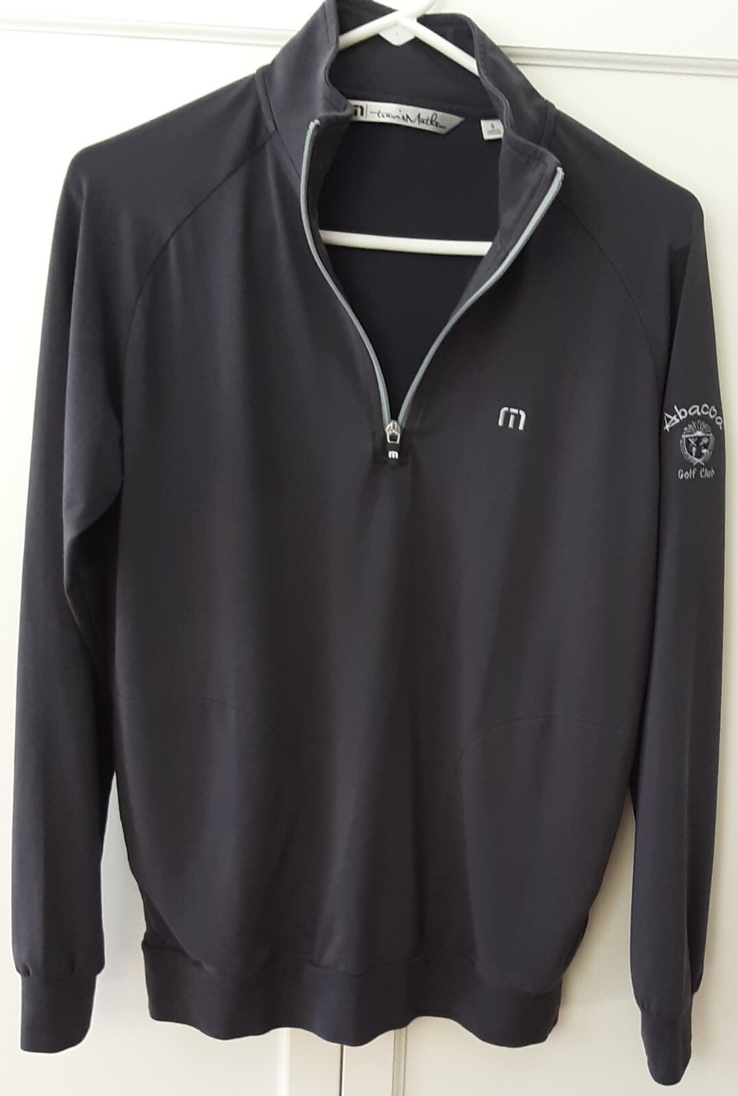 Travis Matthew Men's 1/4 Zip Long Sleeve Golf Pullover Small Gray *See