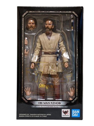 Bandai S.H.Figuarts Star Wars OBI Wan Kenobi Attack of The Clones 6 inch Action Figure