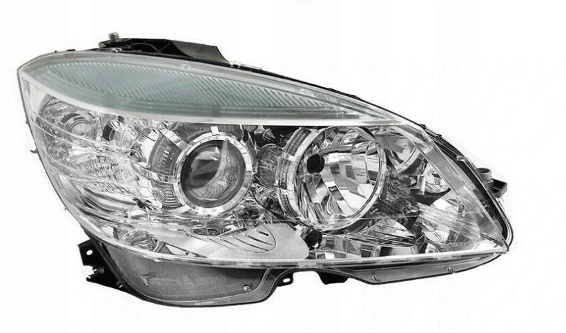 Phare avant gauche Mercedes W204 2007-2010 feu de phare électrique avec moteur de réglage h7