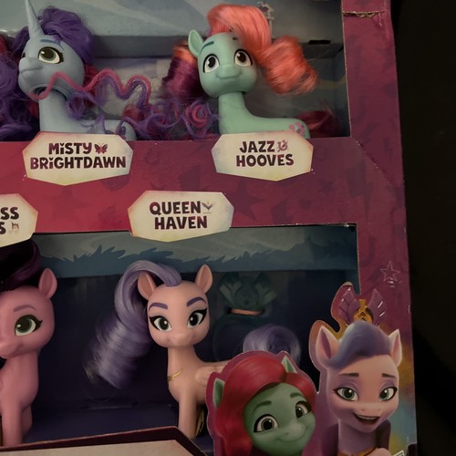 My Little Pony MAKE YOUR MARK COLLECTION 5 ponis nuevos pero dañados en la caja - Imagen 4 de 5