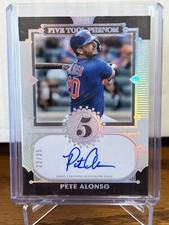 2023 Topps Five Star PETE ALONSO FIVE TOOL PHENOM AUTO #22/25!!! METS