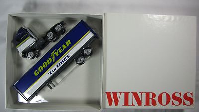 Winross 1995 ''Goodyear #1 in Tires'' Mack Ultraliner tandem axle, stacks