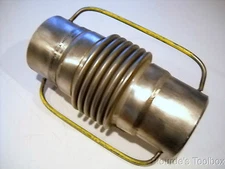 New American Boa Stainless Steel 3" Bellow Fitting, 3.06" I.D x 3.5" O.D