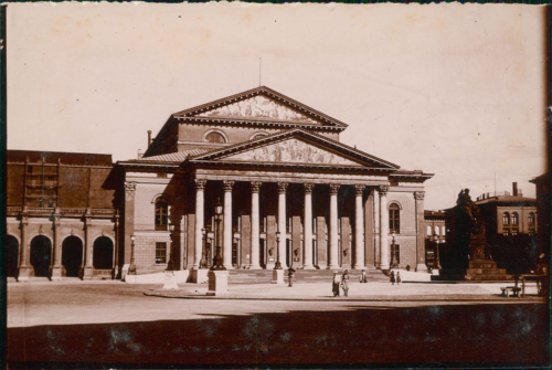 Deutschland, Bayern, München Oper, Opéra de Munich, cca. 1900 Vintage citrate pr - Bild 1 von 1