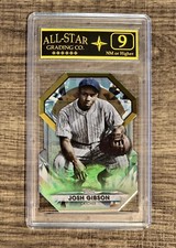 Josh Gibson 2022 Topps Chrome Update Diamond Greats DIE CUT GRADED ASG NM 9