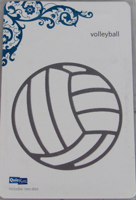 QuicKutz Volleyball 4x4, 2 Cutting Die Set REV-0099