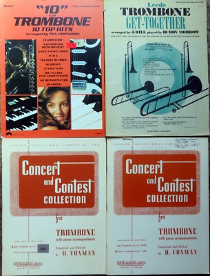 TROMBONE - Related - Collection of Four (4) Titles - Study Guides - Lot #2
