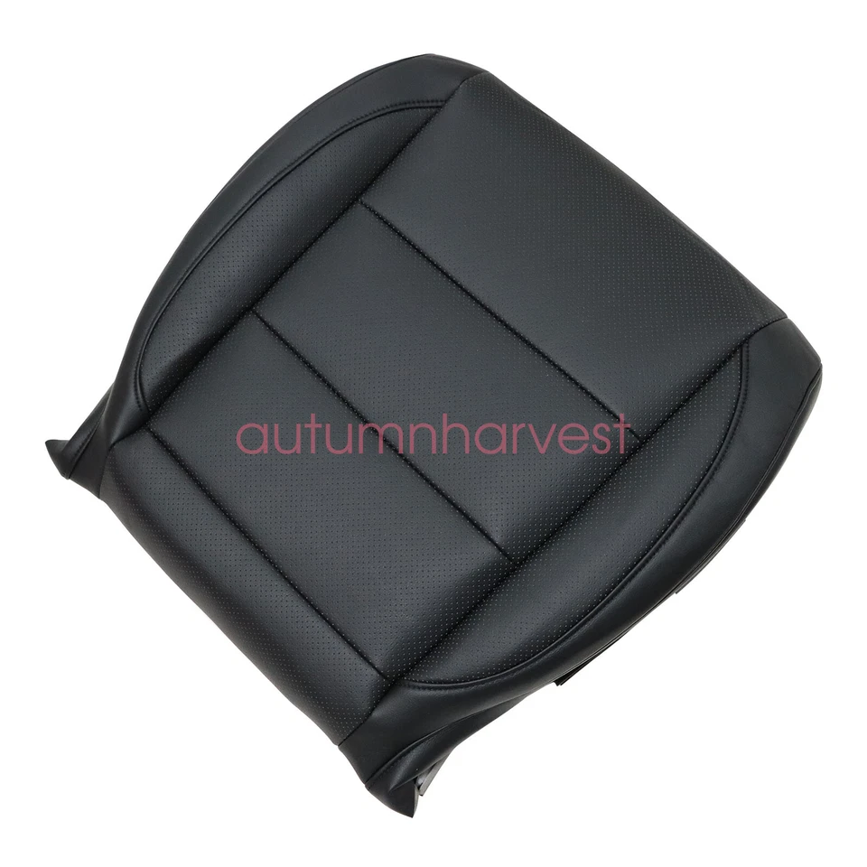 Cubierta de asiento de cuero de repuesto negra para parte inferior del conductor VW Jetta 2006-2010 sedán Foto 4 de 4