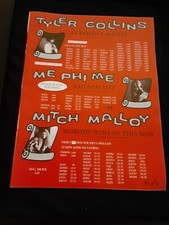 Mitch Malloy, Tyler Collins, Me Phi Me Rare Original Radio Promo Ad Framed