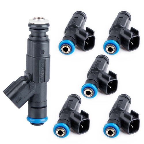 6X Original Bosch OEM 4-hole Fuel Injectors For 99-04 Jeep Cherokee ...