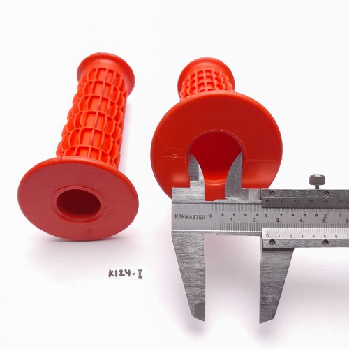 Vintage Grip Handgrip May Fit YAMAHA YL1 YL2 YB100 RS100 YA6 YA7 L5T RED NEW - Picture 5 of 5
