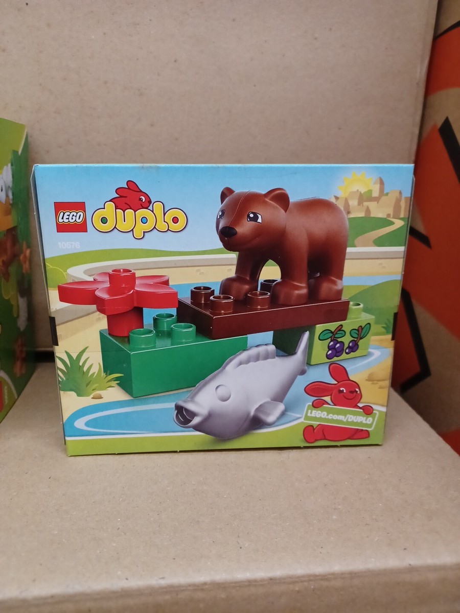 New Lego Duplo 10576 Zoo Care Set New In Box pieces Bear Fish