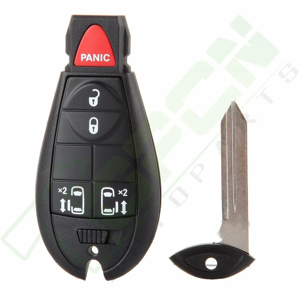 2 Para Dodge Grand Caravan Entrada Sin Llave Control Remoto Coche Llavero IYZ-C01C Foto 2 de 4