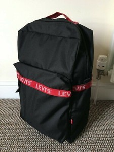 levis black backpack