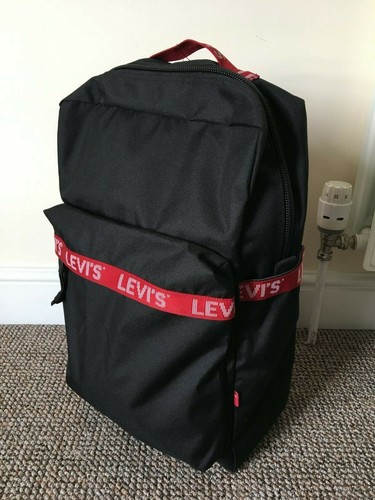 Authentic LEVI'S Black L Pack Backpack 