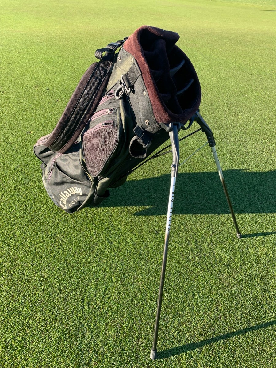 Callaway Big Bertha Carry Golf Bag - 8 Way 7 Pockets - Dark