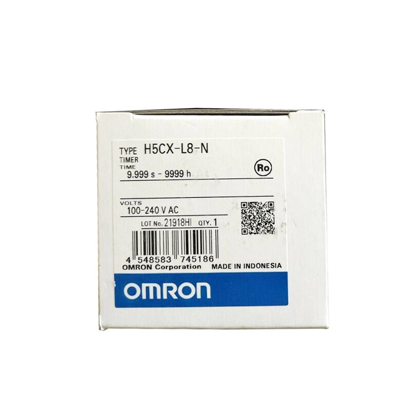 1pc omron h5cx l8 n h5cxl8n timer 100 240vac new in box expedited