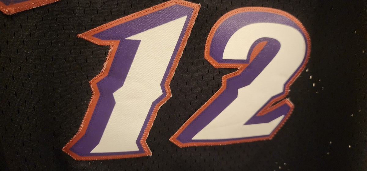 VTG NBA Adidas Soul HWC Utah Jazz John Stockton Jersey 12 Mens