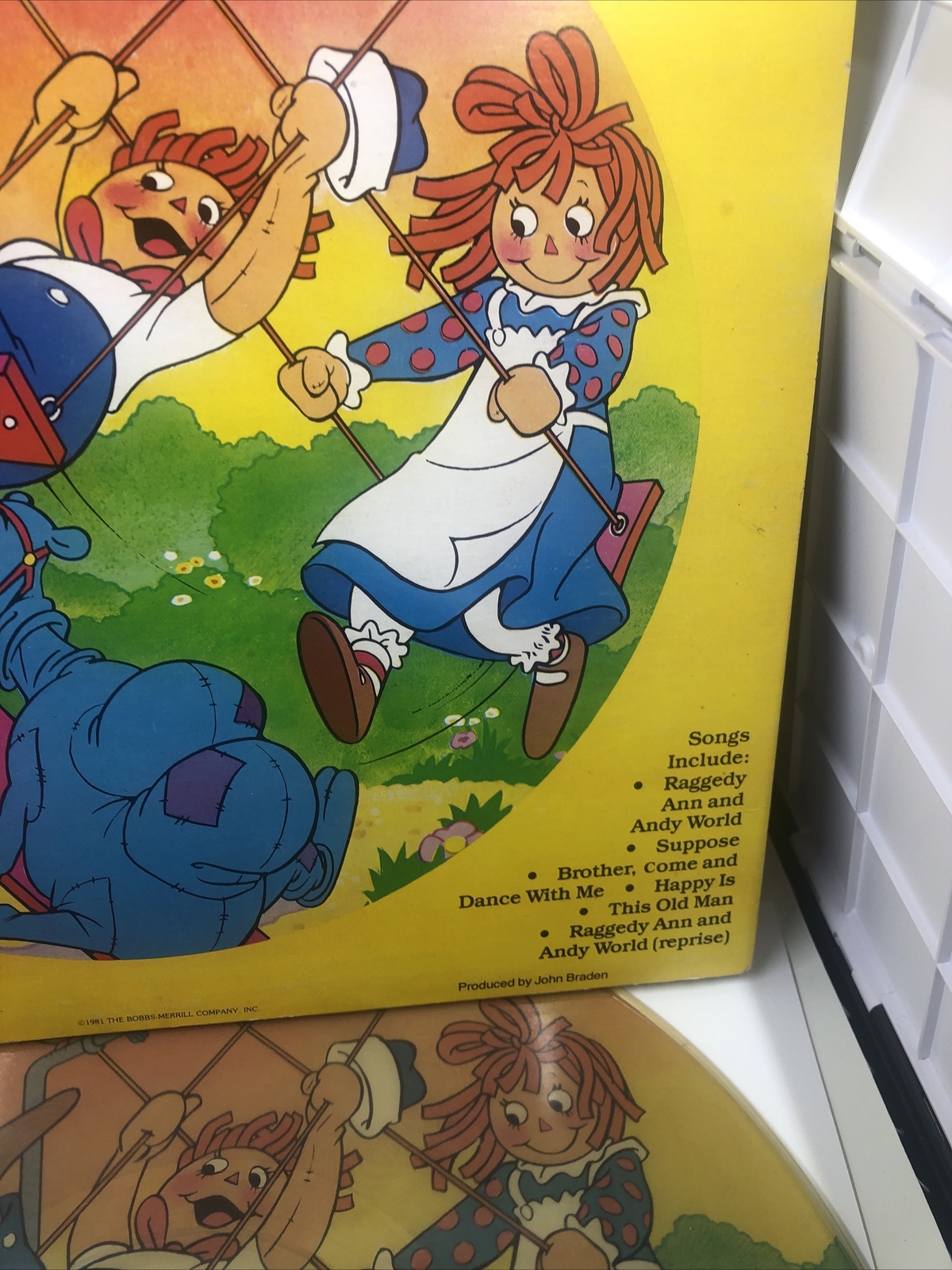 Raggedy Ann & Andy Happiness Album, Photo Record 1981 - Limited Edition KPD 6001