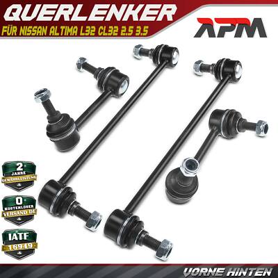 4x Koppelstange Vorne Hinten Links Rechts für Nissan Altima L32 CL32 2.5L 3.5L
