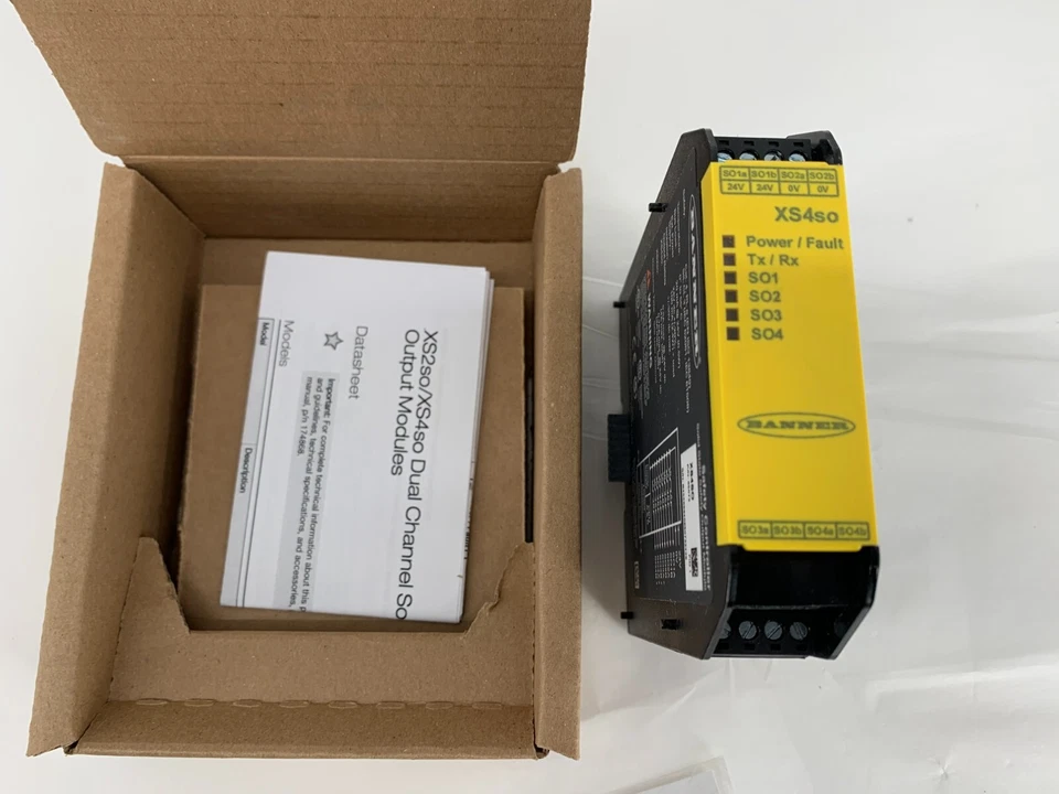 Banner Engineering XS4SO PN85073 Safety Output Module 4 x Dual PNP - Image 3 of 4