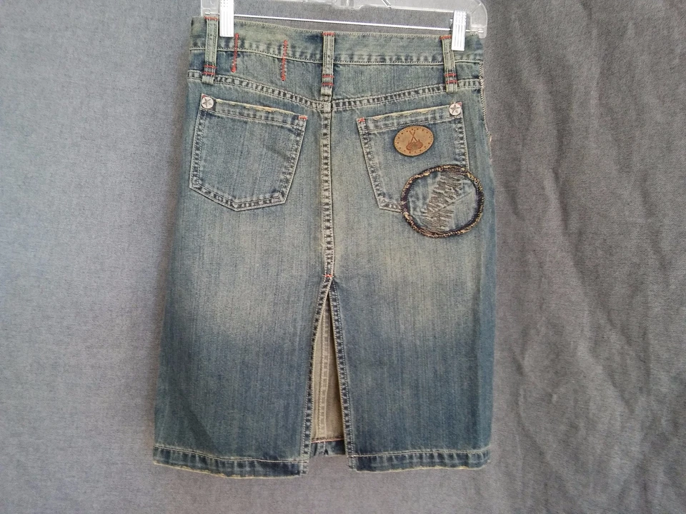 Юбка-карандаш BCBGirls размер 25 искусственно состаренная - Изображение 2 из 4