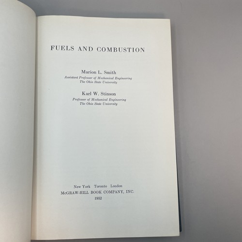 Fuels and Combustion by Smith & Stinson 1952 HC Gas Oil Coal B1,7 - Picture 7 of 14