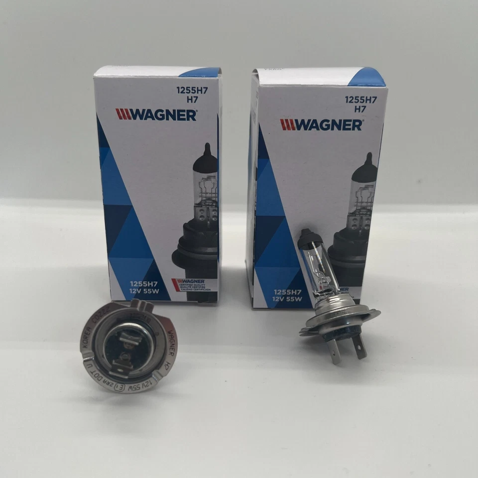 (QTY 2) NEW Wagner Lighting BP1255/H7 Head Light Halogen Head Lamp Auto Bulb - Image 2 of 4