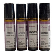 UpNature Lavender Oil Roll On - 100 Pure Lavender Essential Oil for Skin-4 Pack