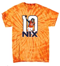 Bo Nix 10 TD Jersey TIE DYE Shirt T-Shirt