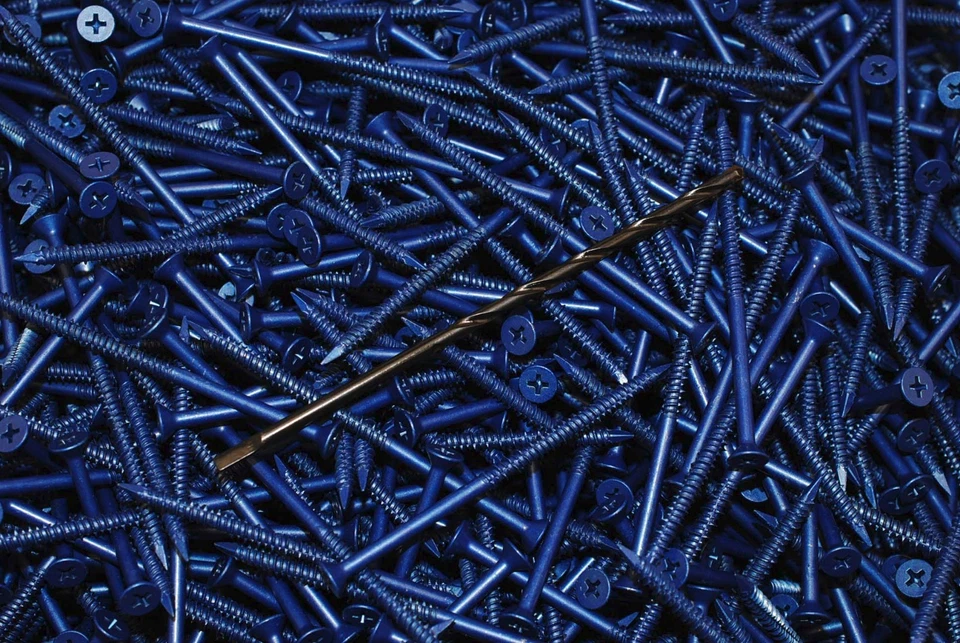 LEXAR INDUSTRIAL (150) Phillips Flat Head 3/16 x 3-3/4 Concrete Masonry Screw Tapcon Anchor & Bit