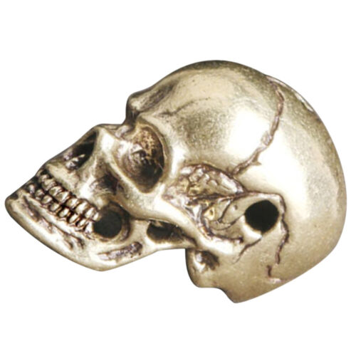  Keychains for Decorative Pendant Necklace Brass Skull Practical Pendants Crafts - Picture 1 of 12