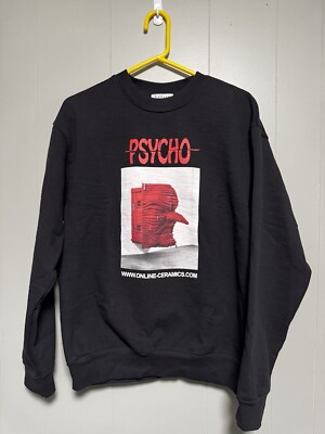 Online Ceramics Men's Medium Black Psycho Jordan Wolfson Sweatshirt