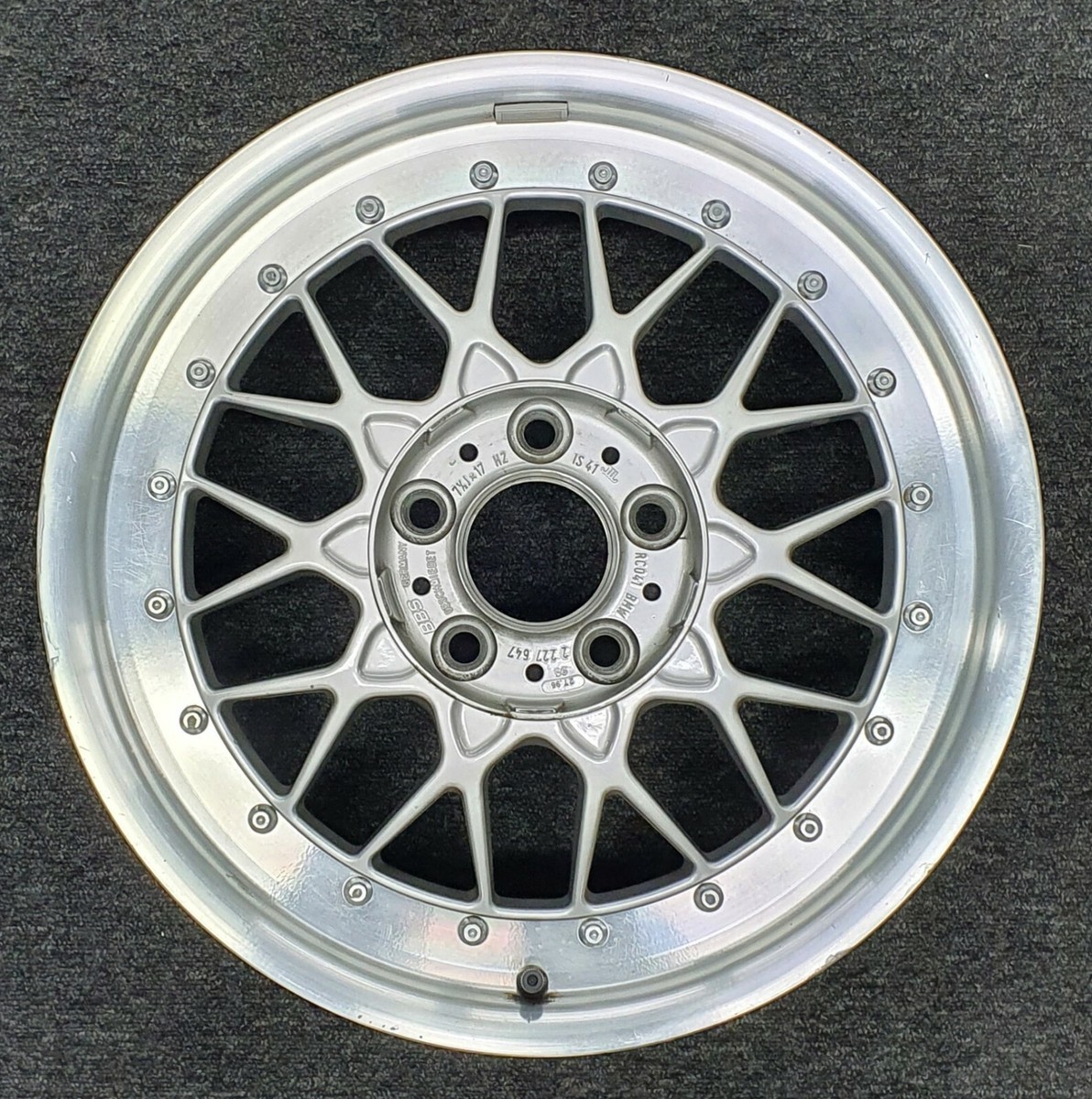 original BMW E36 M3 Z3 M3 BBS RC41 Felge Kreuzspeichen-Verbundrad 