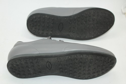 TOD'S women shoes sz 8 Europe 39 gray leather S9304 - Picture 5 of 6
