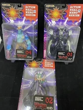 3 Piece Set Capcom Vampire Savior Figures Victor Morrigan Jedah